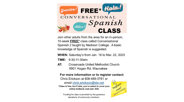 Free Adult Spanish Classes